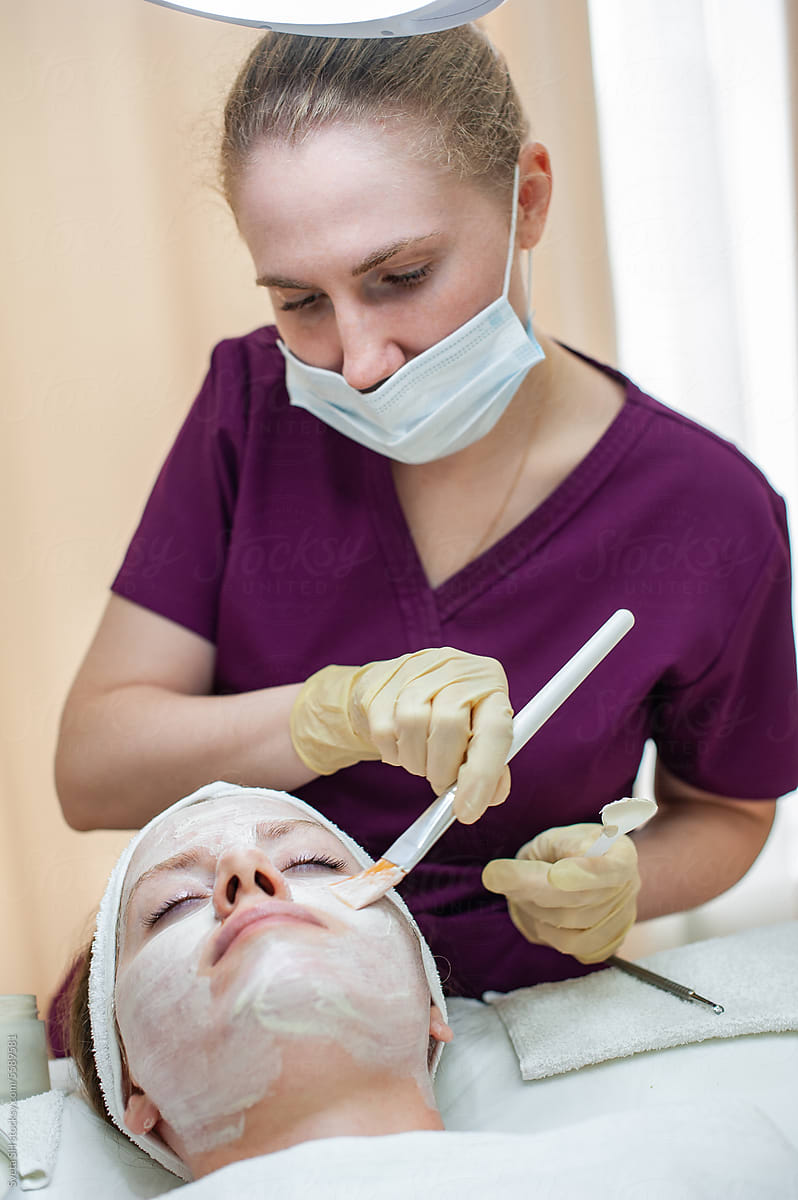 Beauty Procedure At Cosmetician
