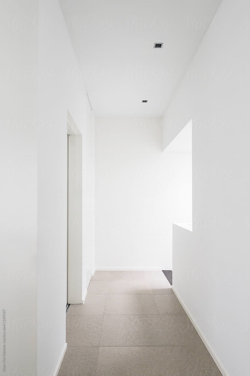 hallway in modern house
