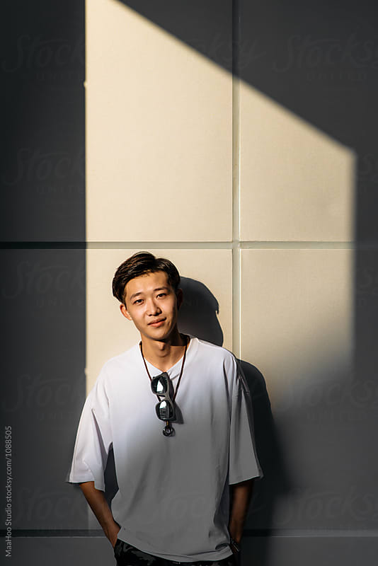 Portrait of young Chinese man