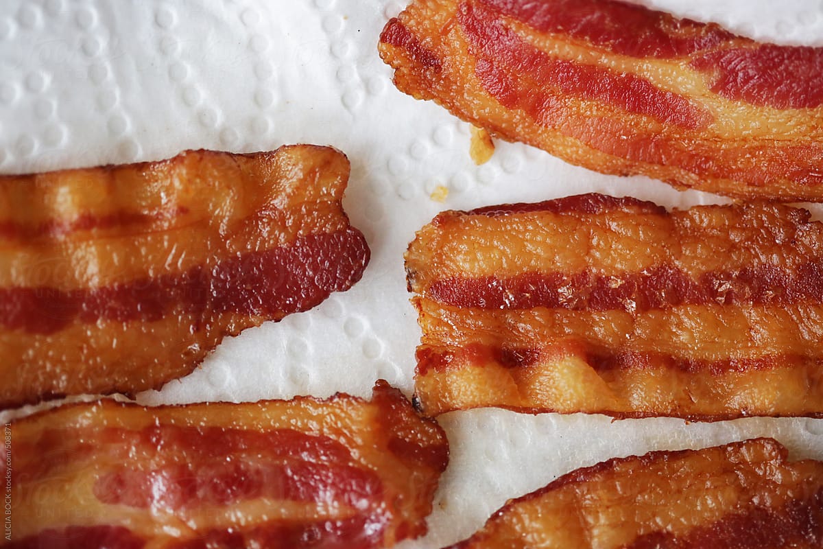Bacon On A Paper Towel
