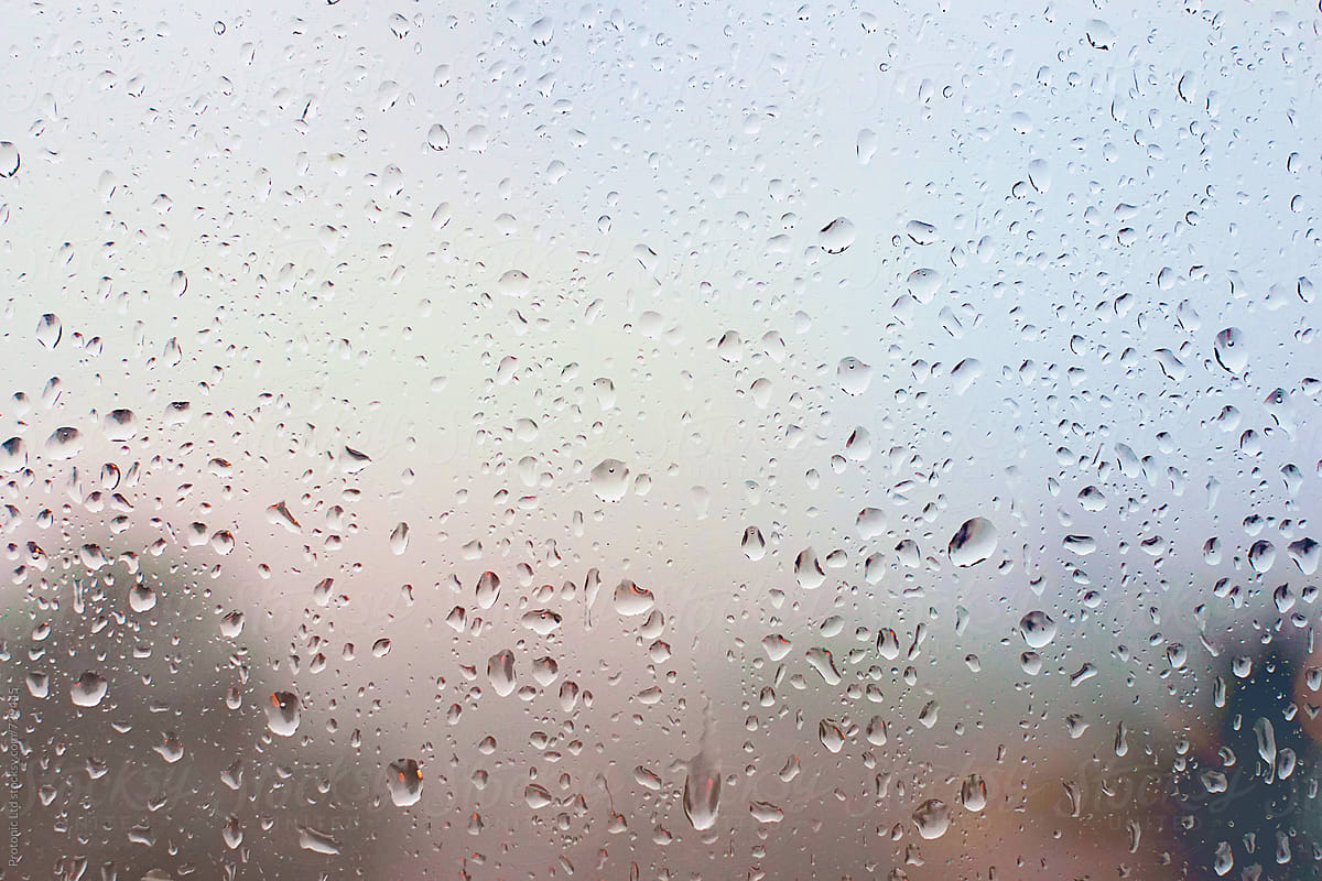Rain: Window rain drops