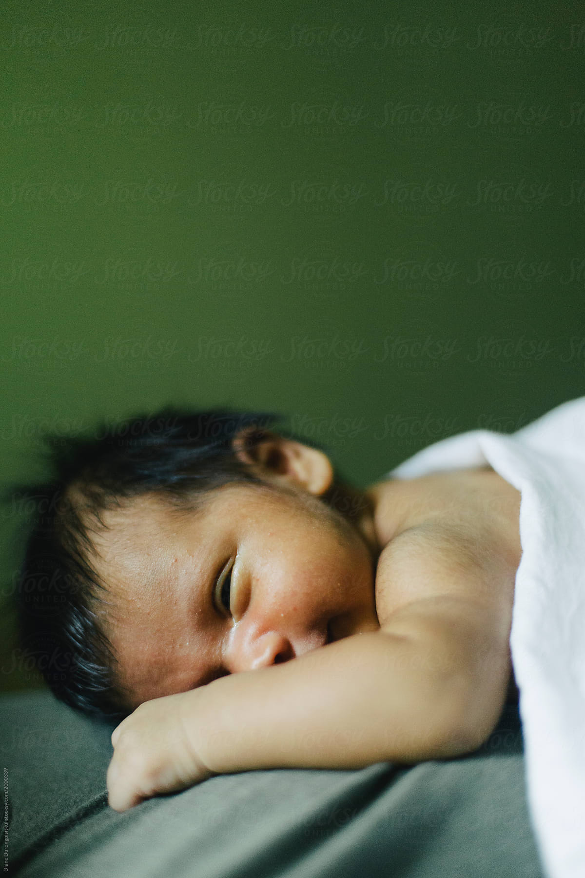 Newborn Baby Sleeping By Stocksy Contributor Diane Durongpisitkul