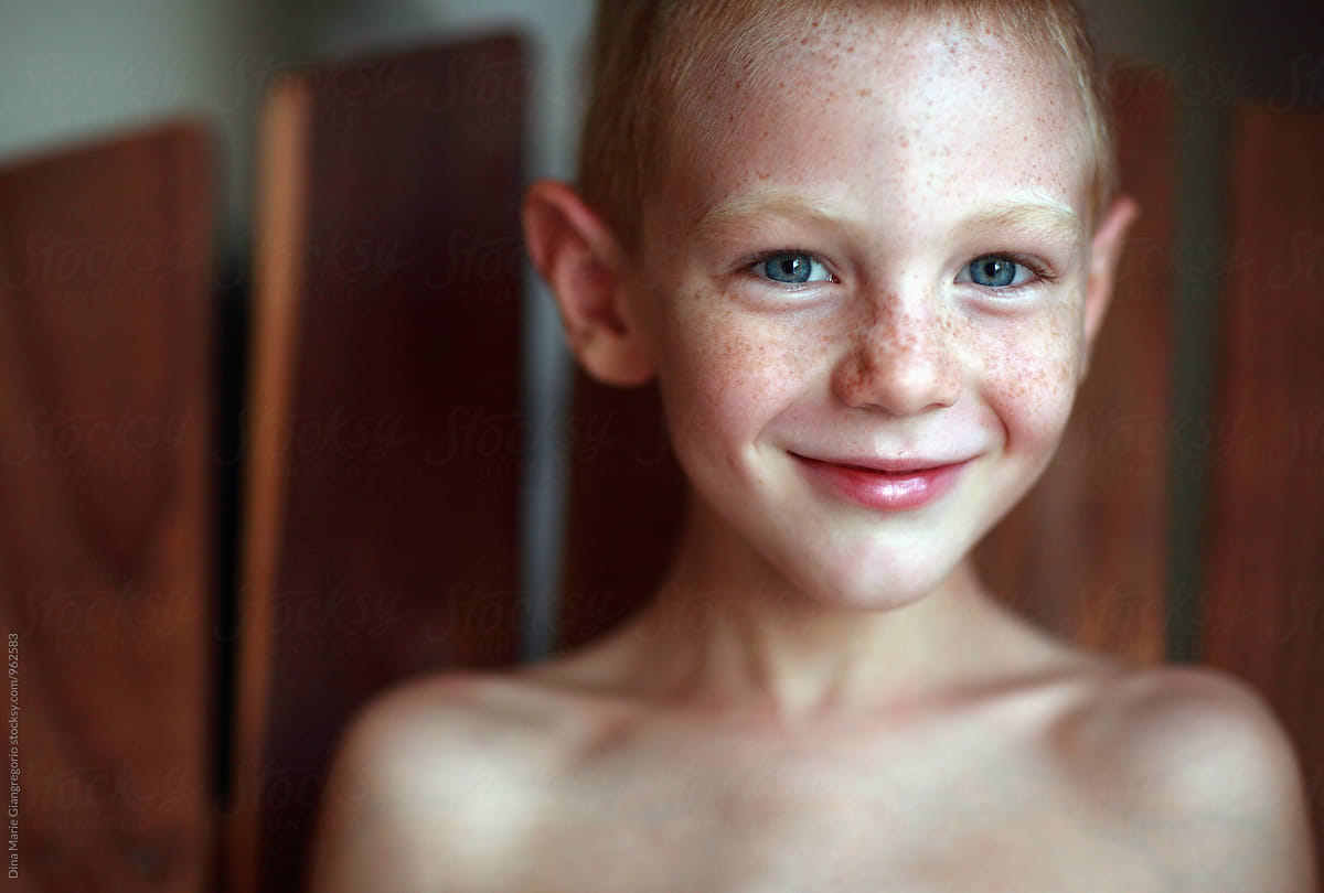 9. Blonde hair boy with freckles - wide 2