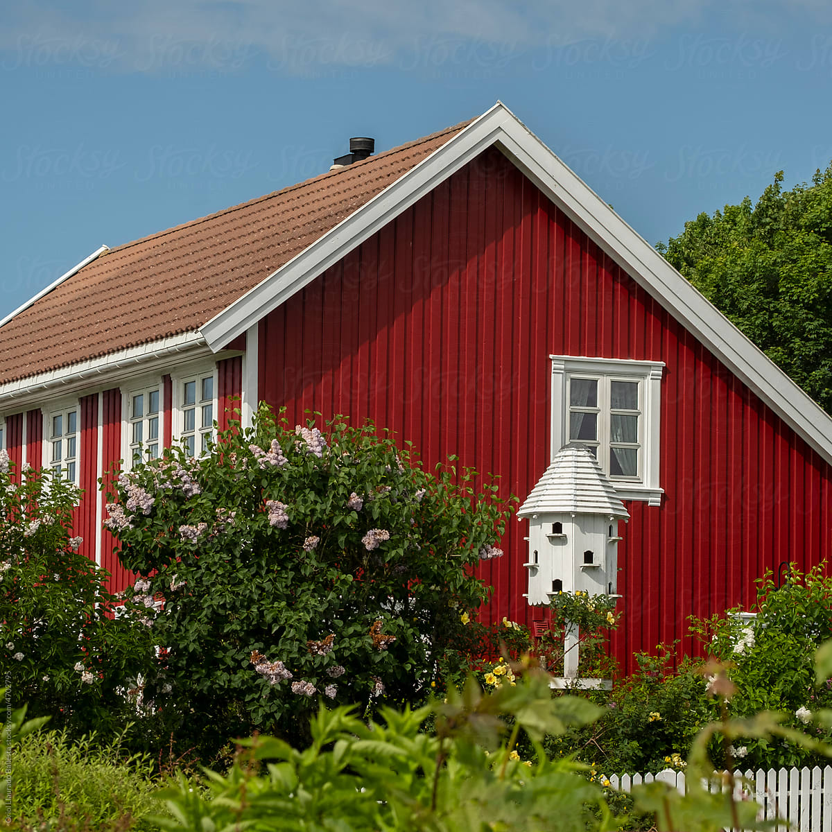 Traditional wooden house in Norway