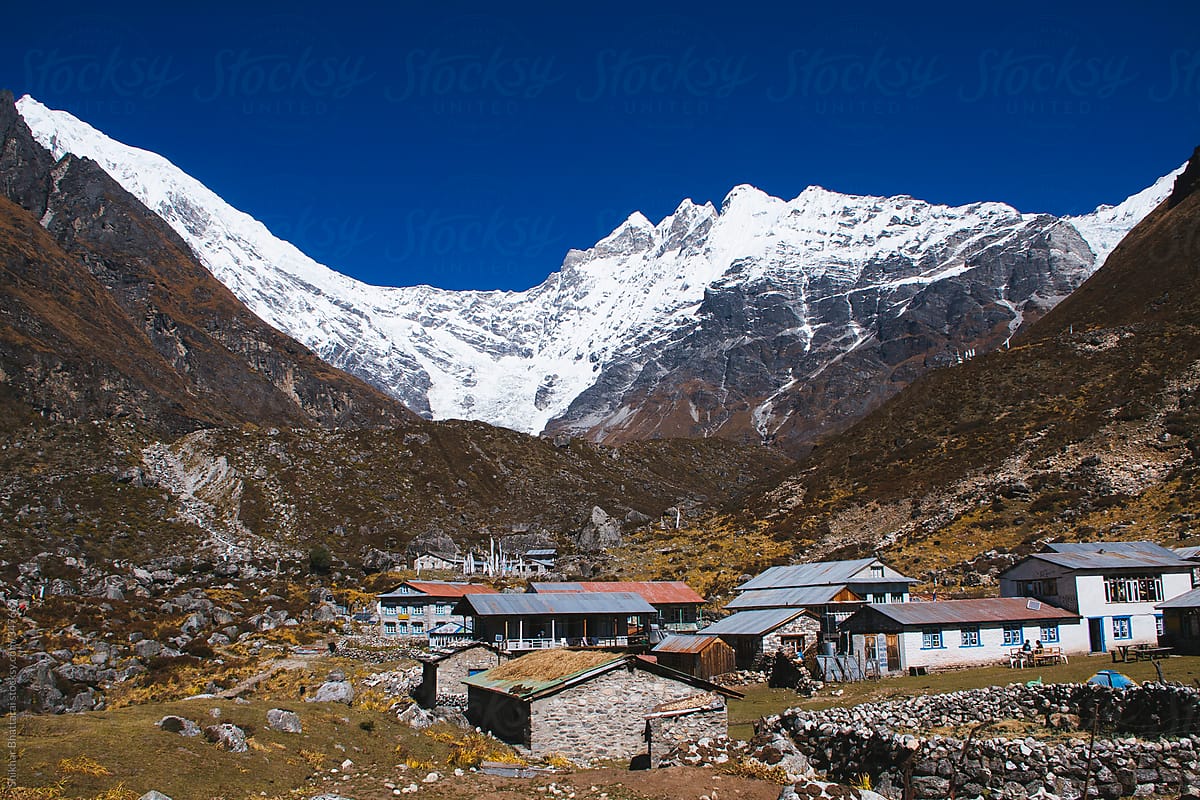 Hotels and lodges in Kyanjin Gompa, Langtang.