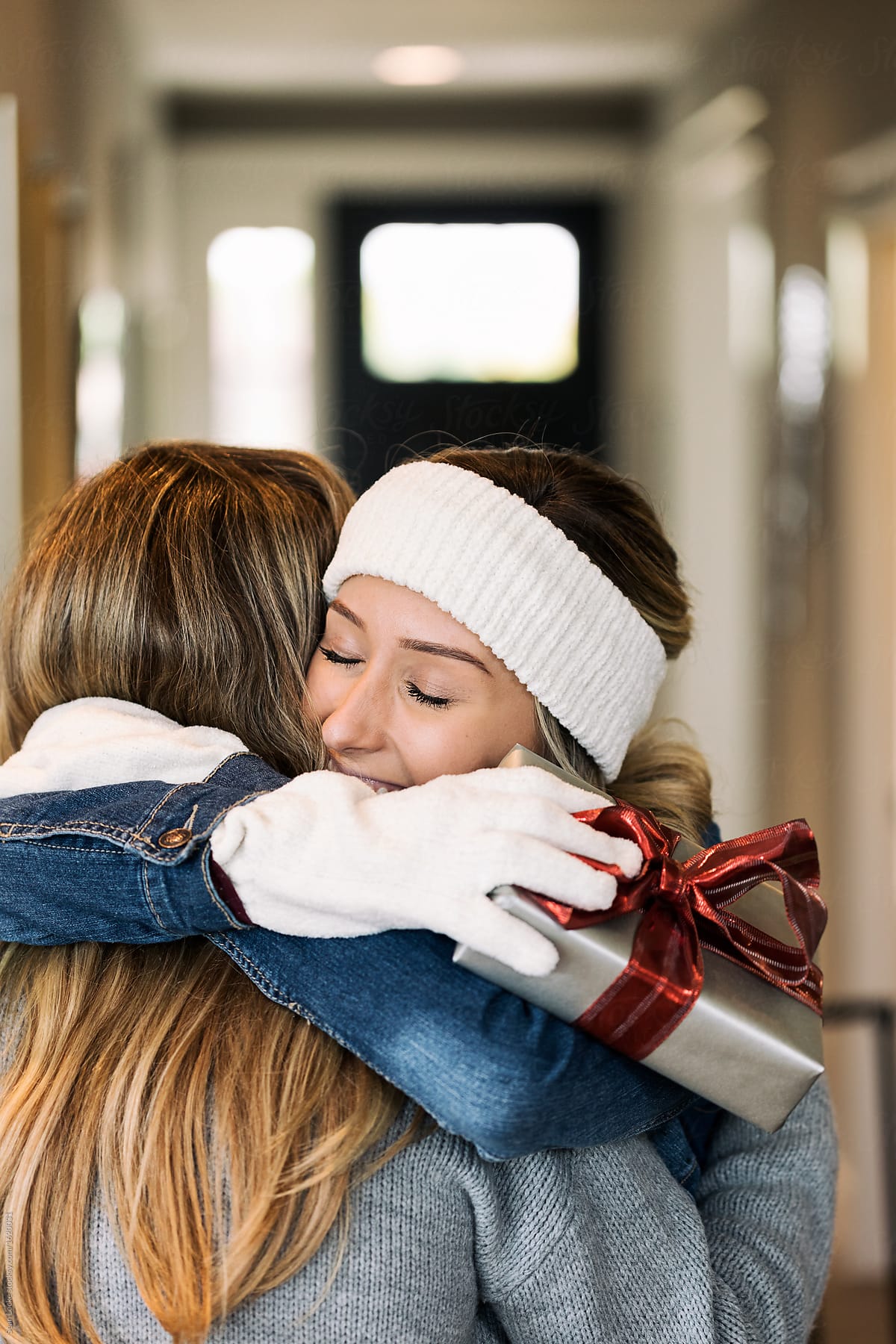 Home: Student Gives Mother Hug After Returning For Christmas
