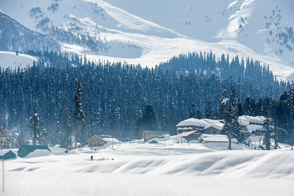 The ski town of Gulmarg, Kashmir