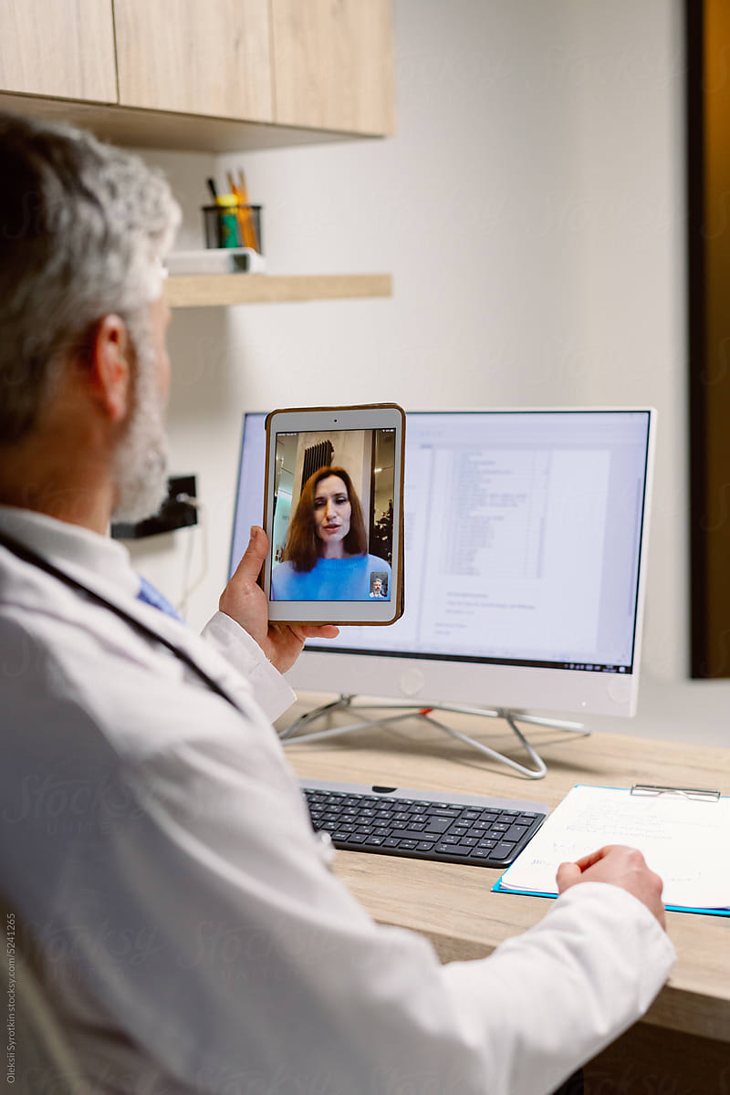 Telemedicine consultation physician patient device video treatment