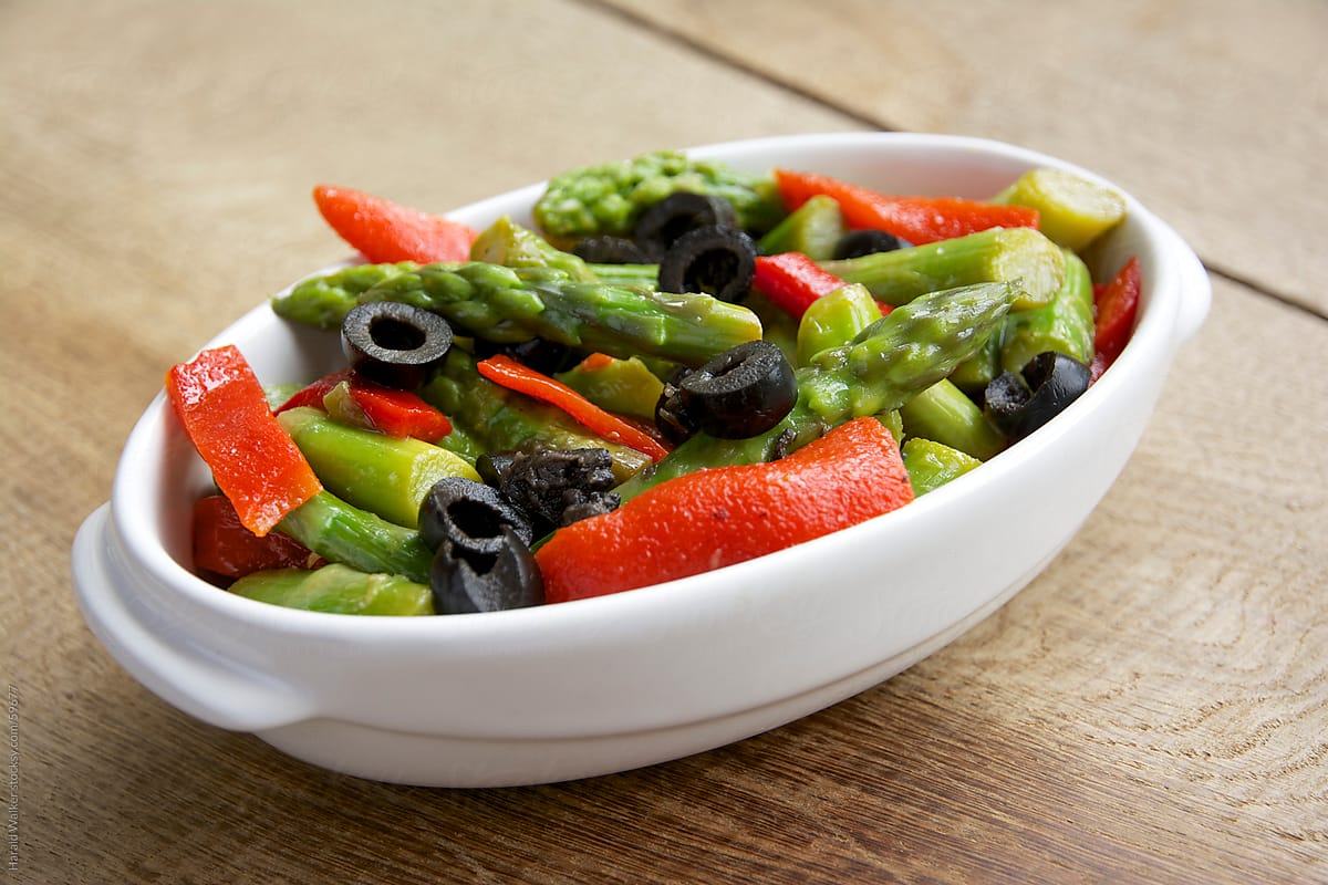 Roasted Pepper and Asparagus