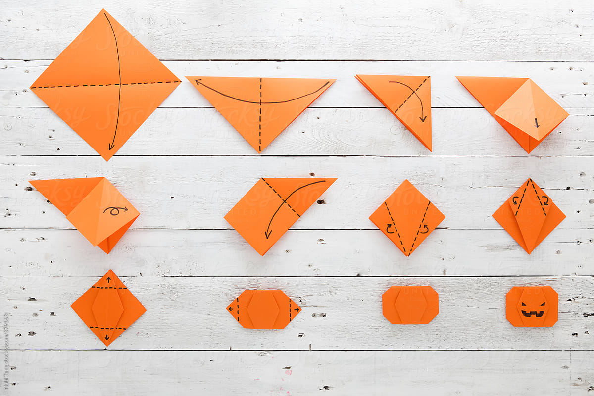 Origami Pumpkinorigami Pumpkin Tutorialhow To Make