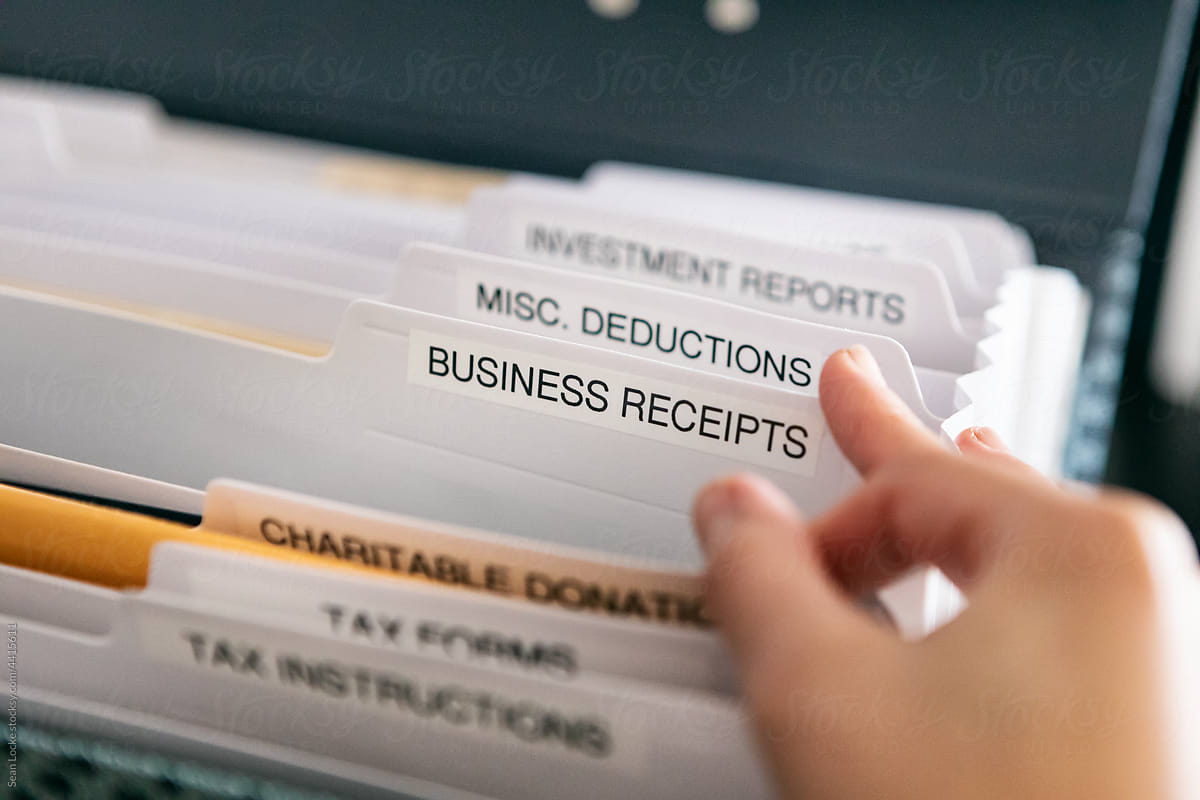 Taxes: Looking Through Business Receipts