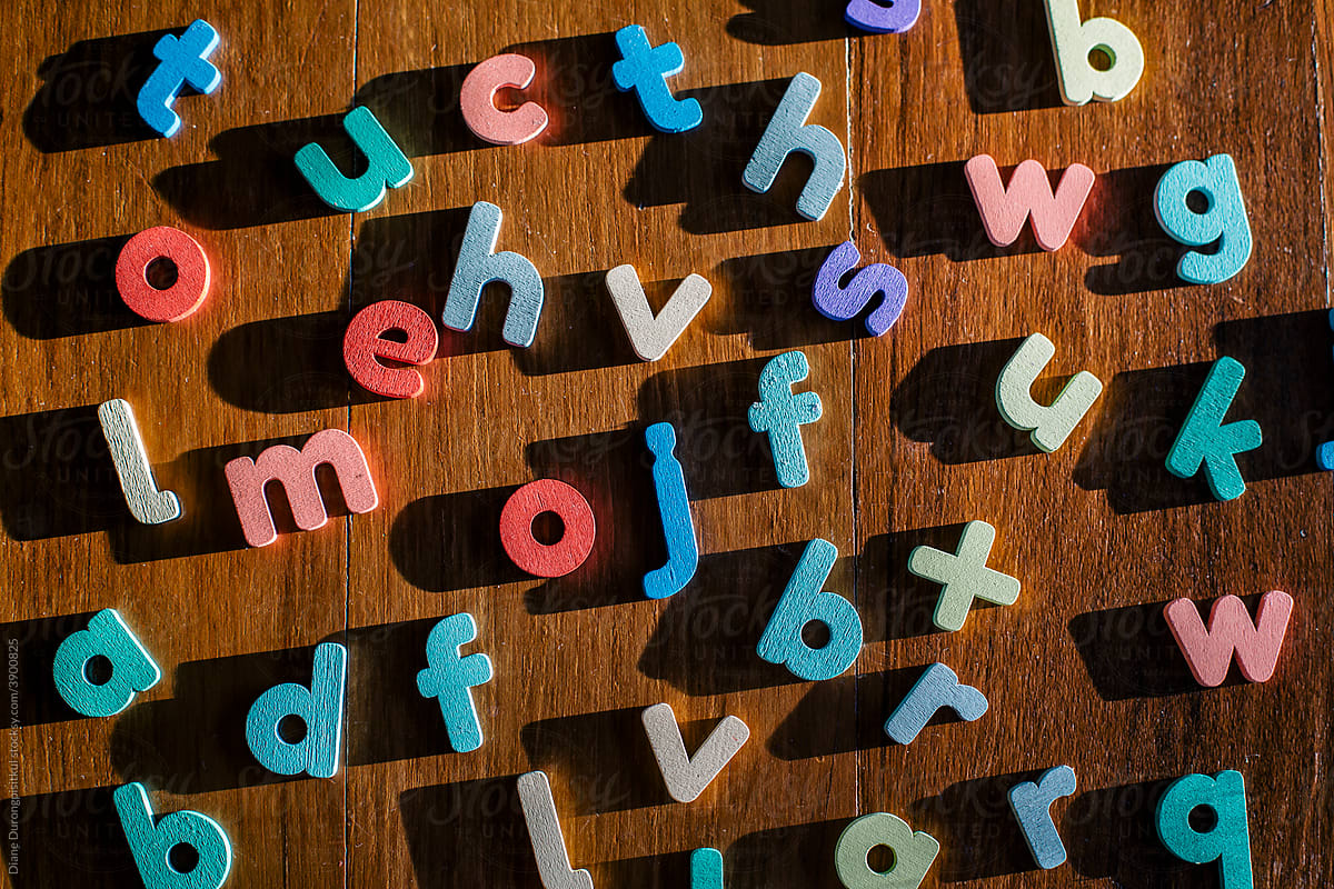 Many Colourful Letters for Kids