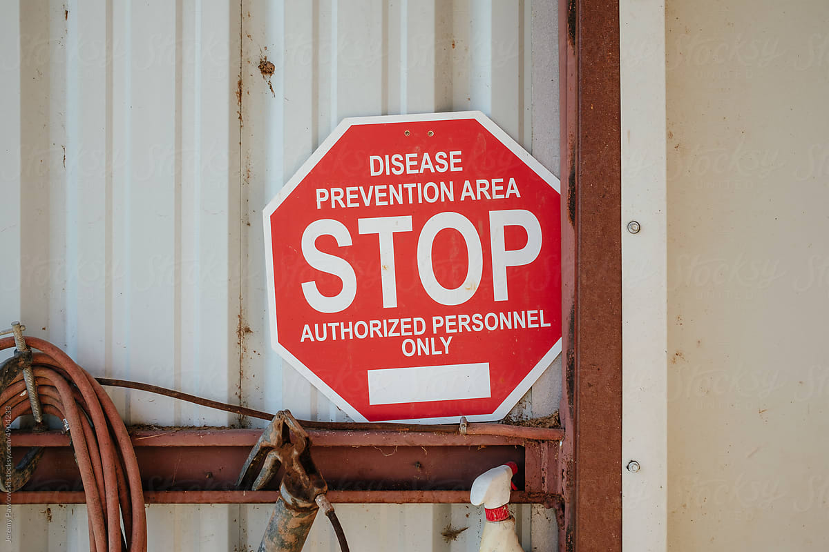 Disease Prevention Sign