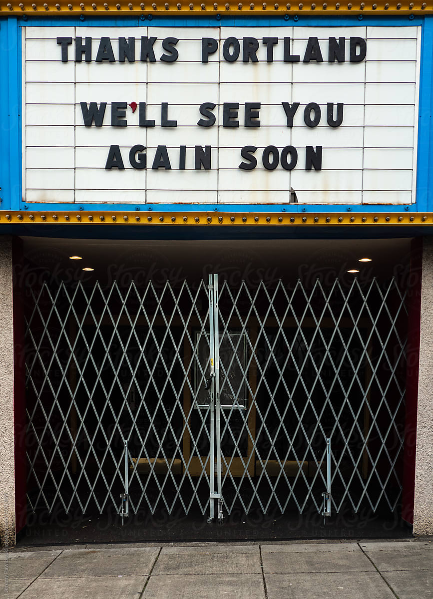Closed Movie Theater