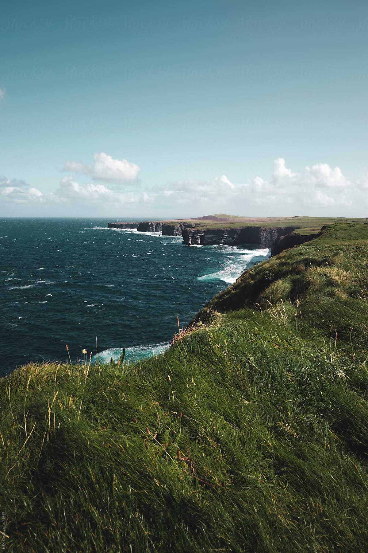 Loop Head Cliffs. Ireland Landscape