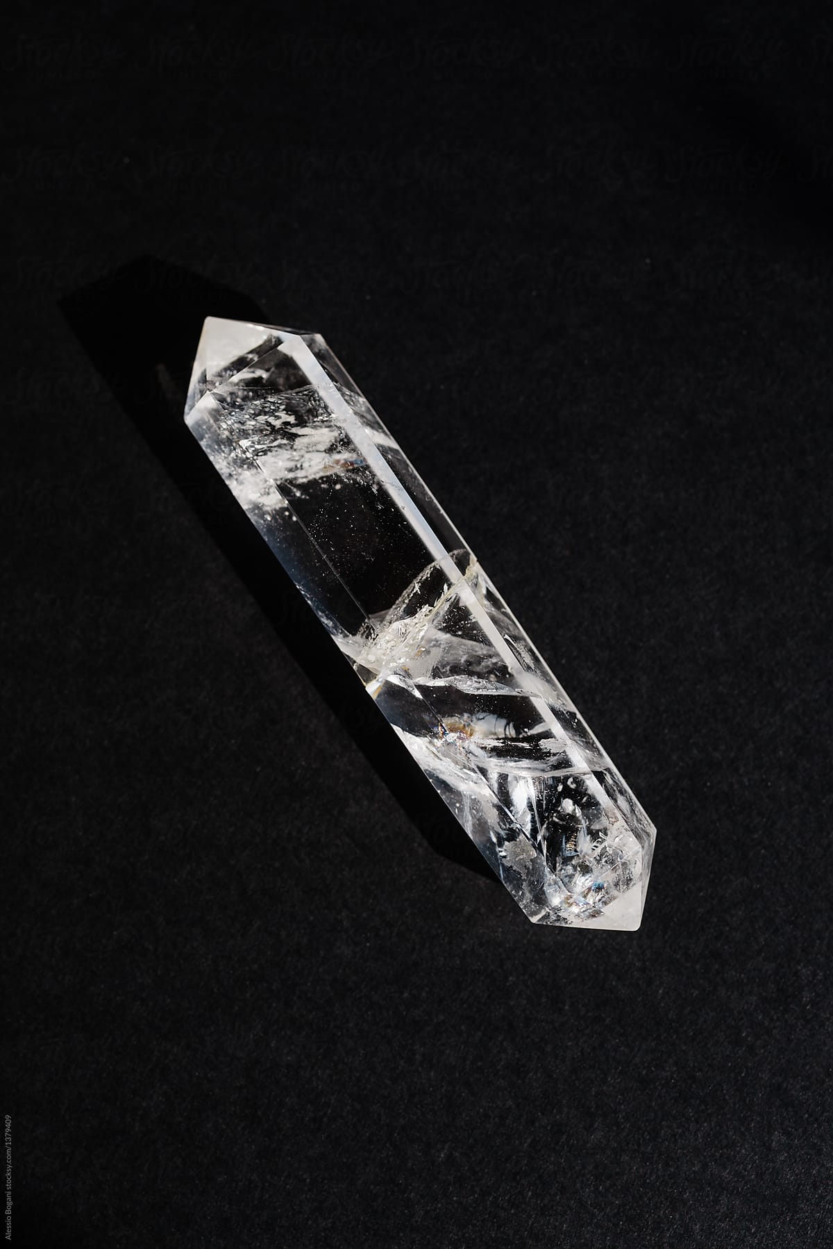 Clear Quartz crystal wand