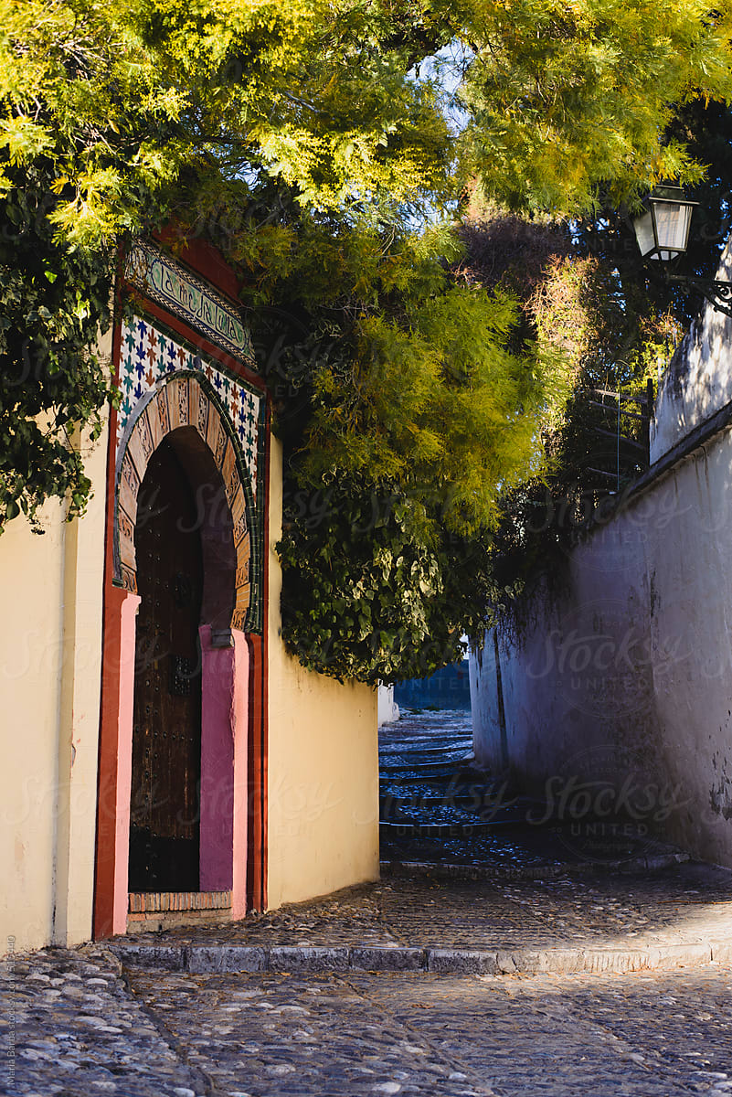 Spanish narrow alley