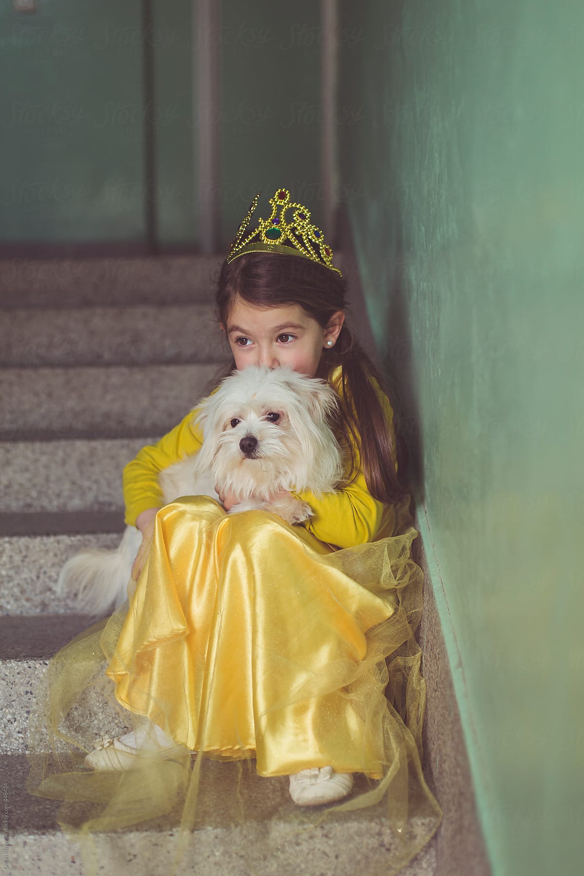 Princess with her dog