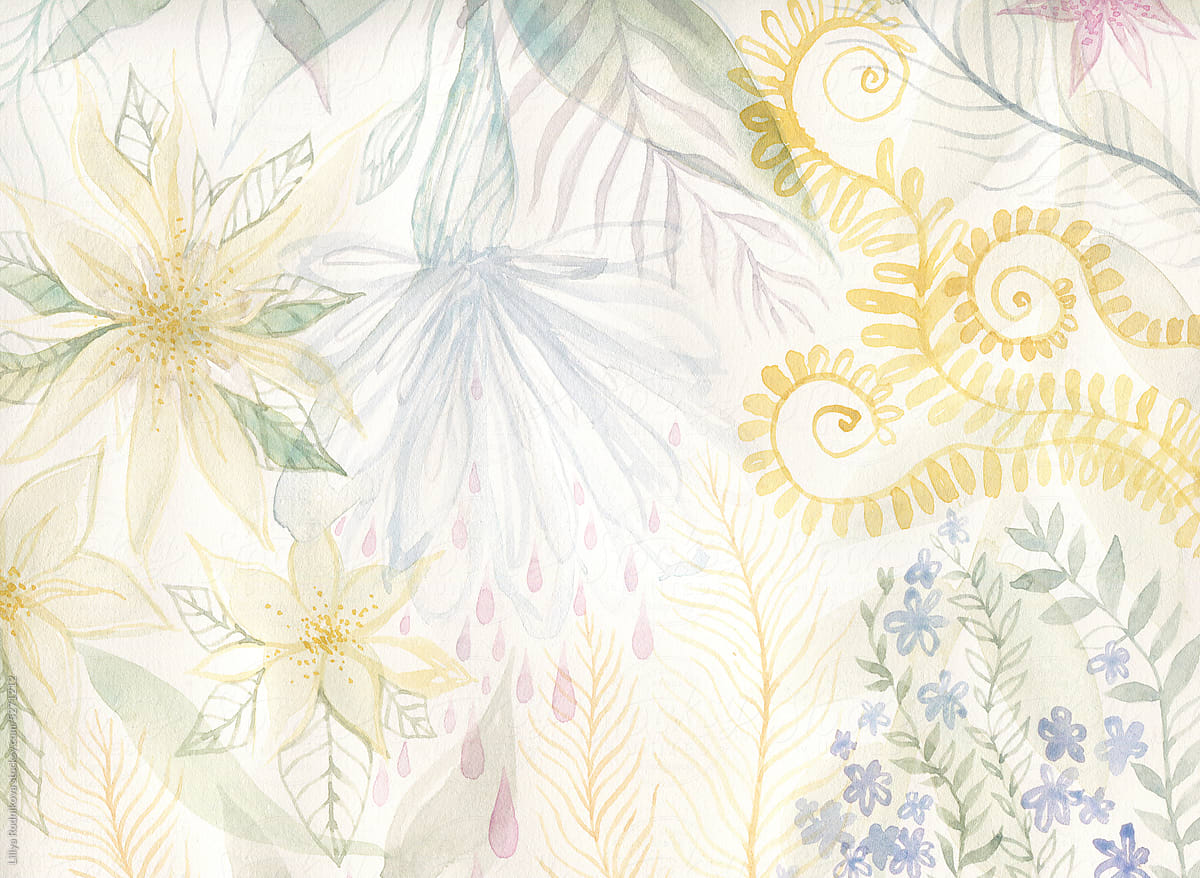 Delicate spring abstract background