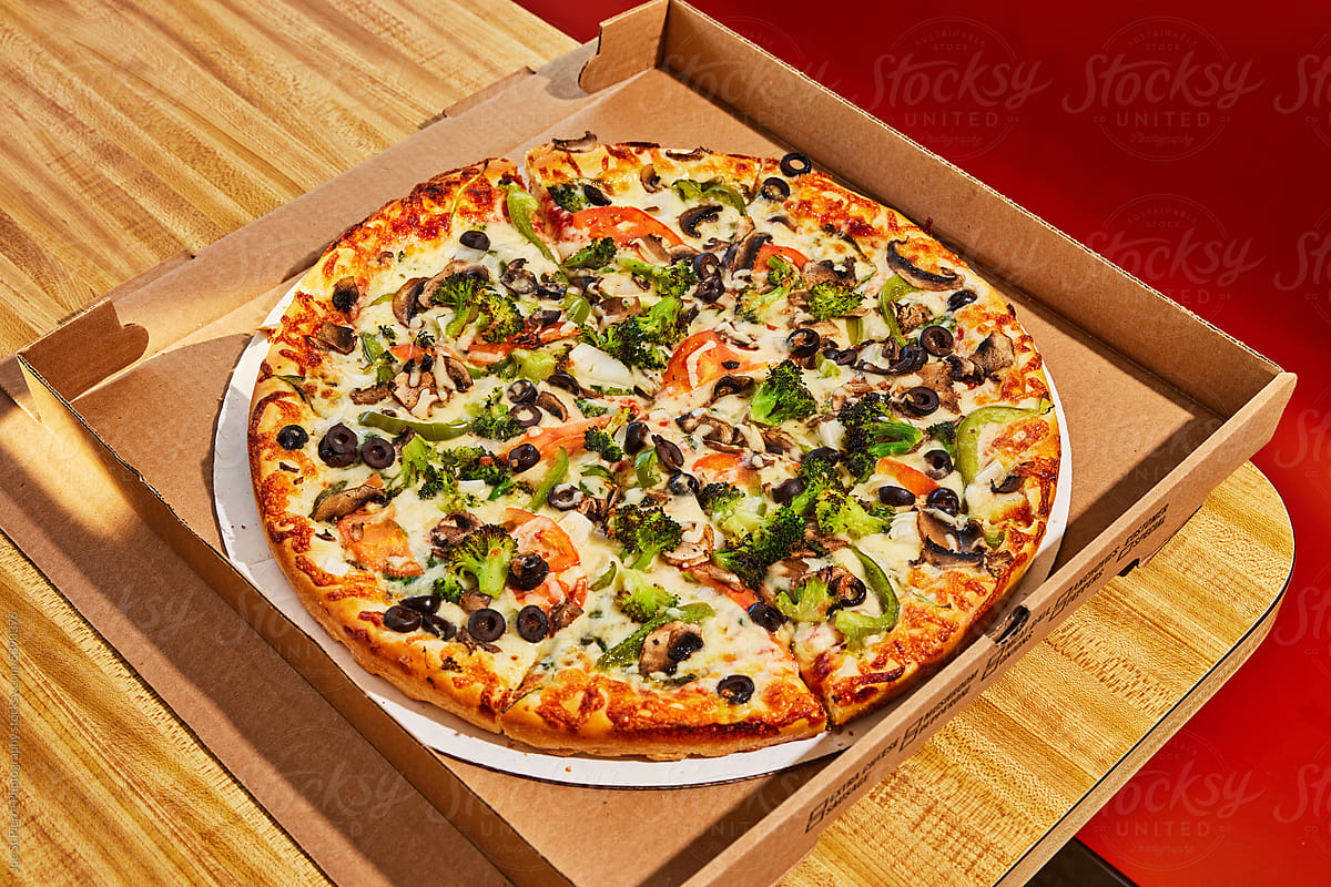Vegetable Pizza To Go