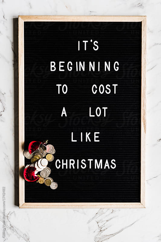 It\'s beginning to cost a lot like christmas