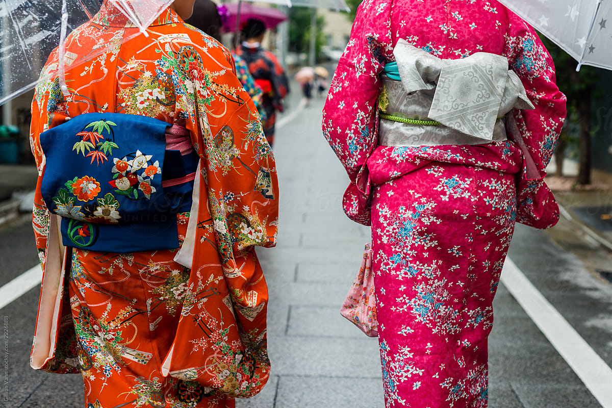 japanese kimono detail