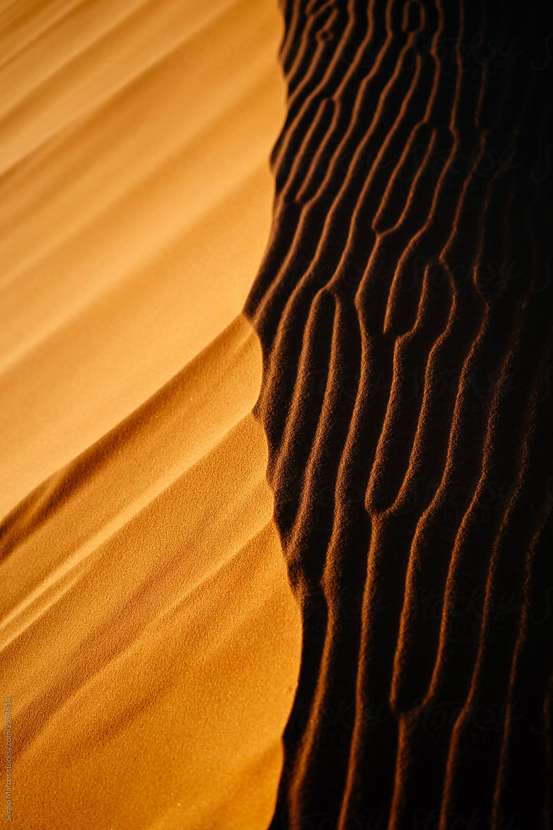 Minimal pattern of the desert