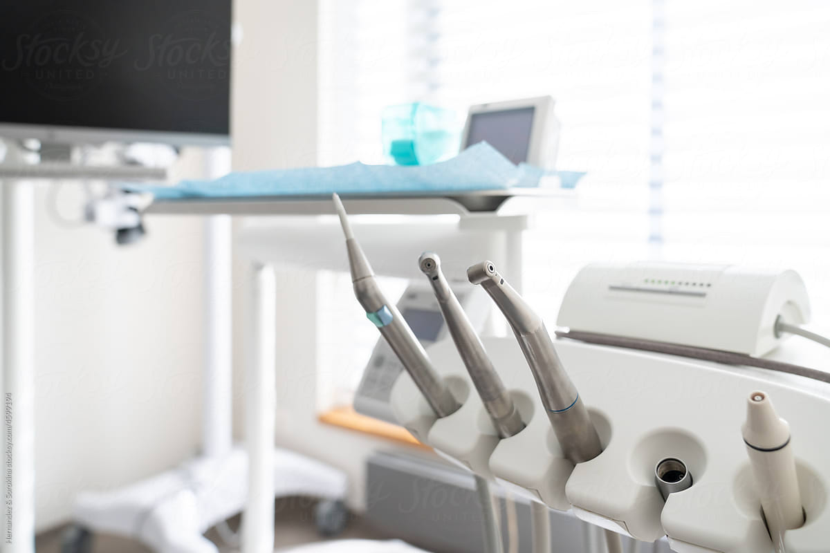 Dental Clinic Equipment Close Up