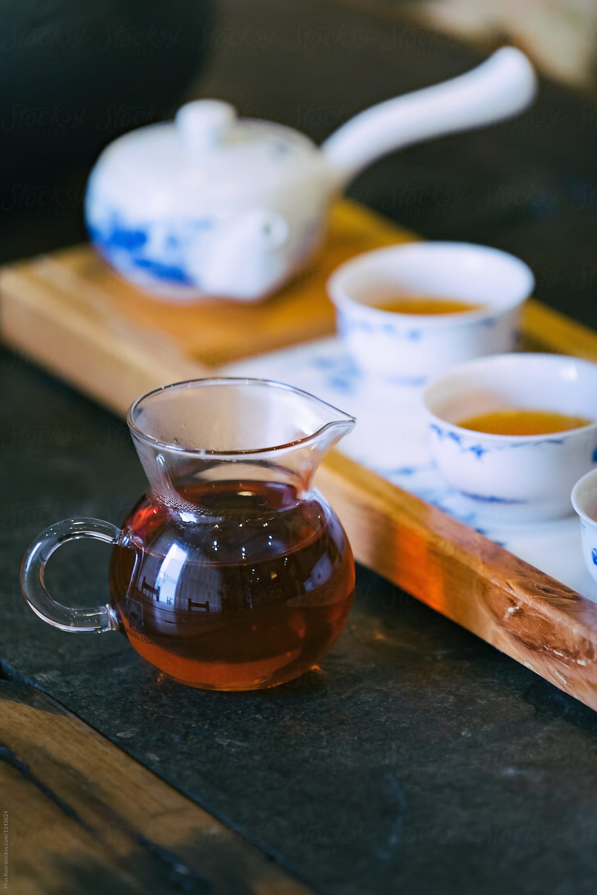 china tea on the table