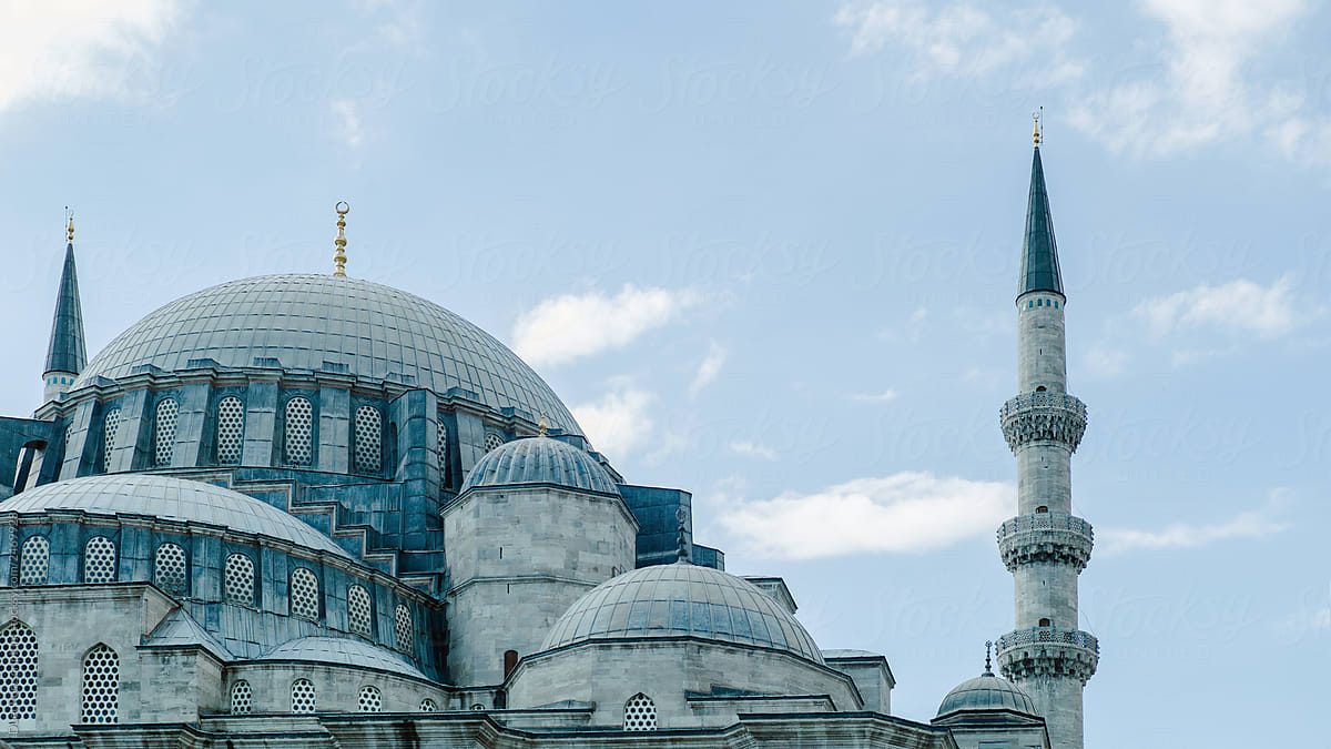 View of the dome of the Blue Mosque. Istanbul