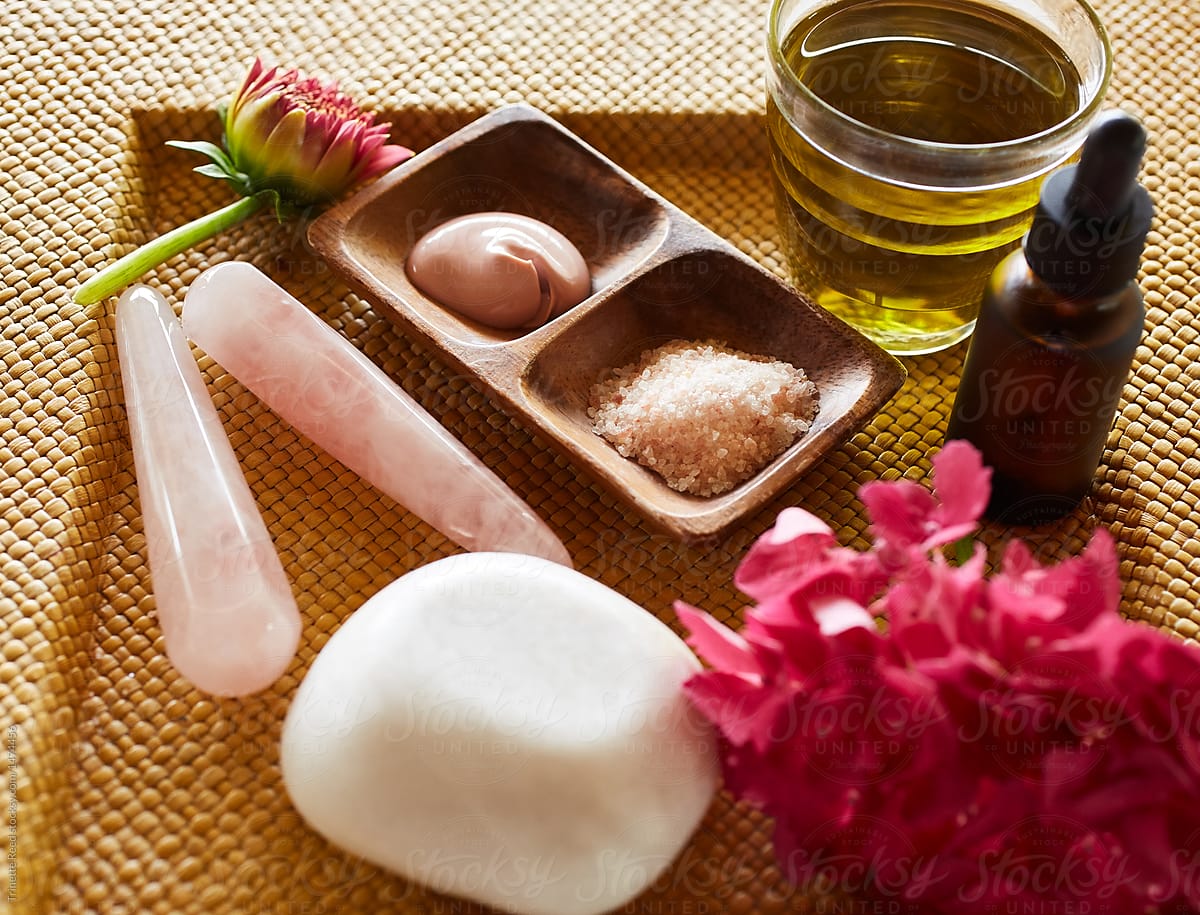 All Natural and Organic Spa Still Life Ingredients