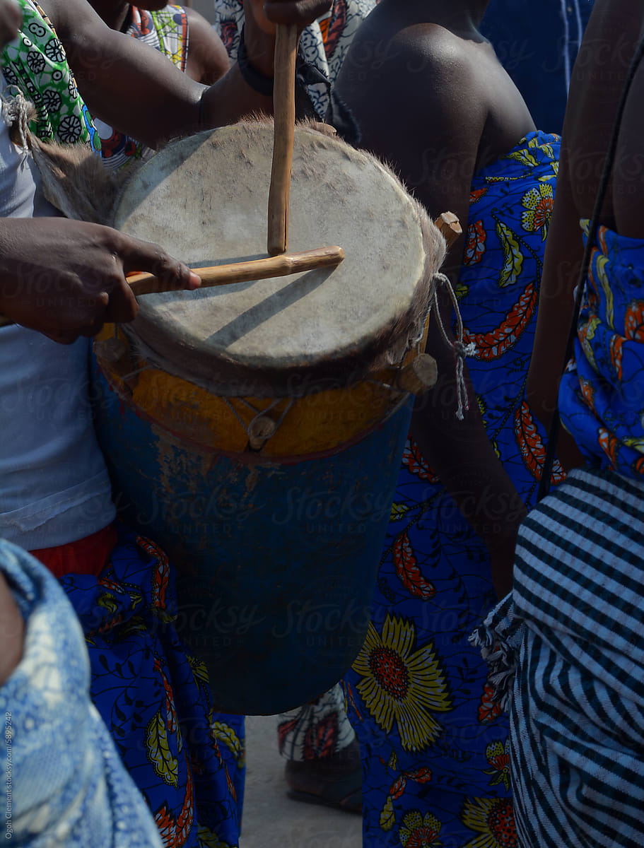 Traditional drummer drum