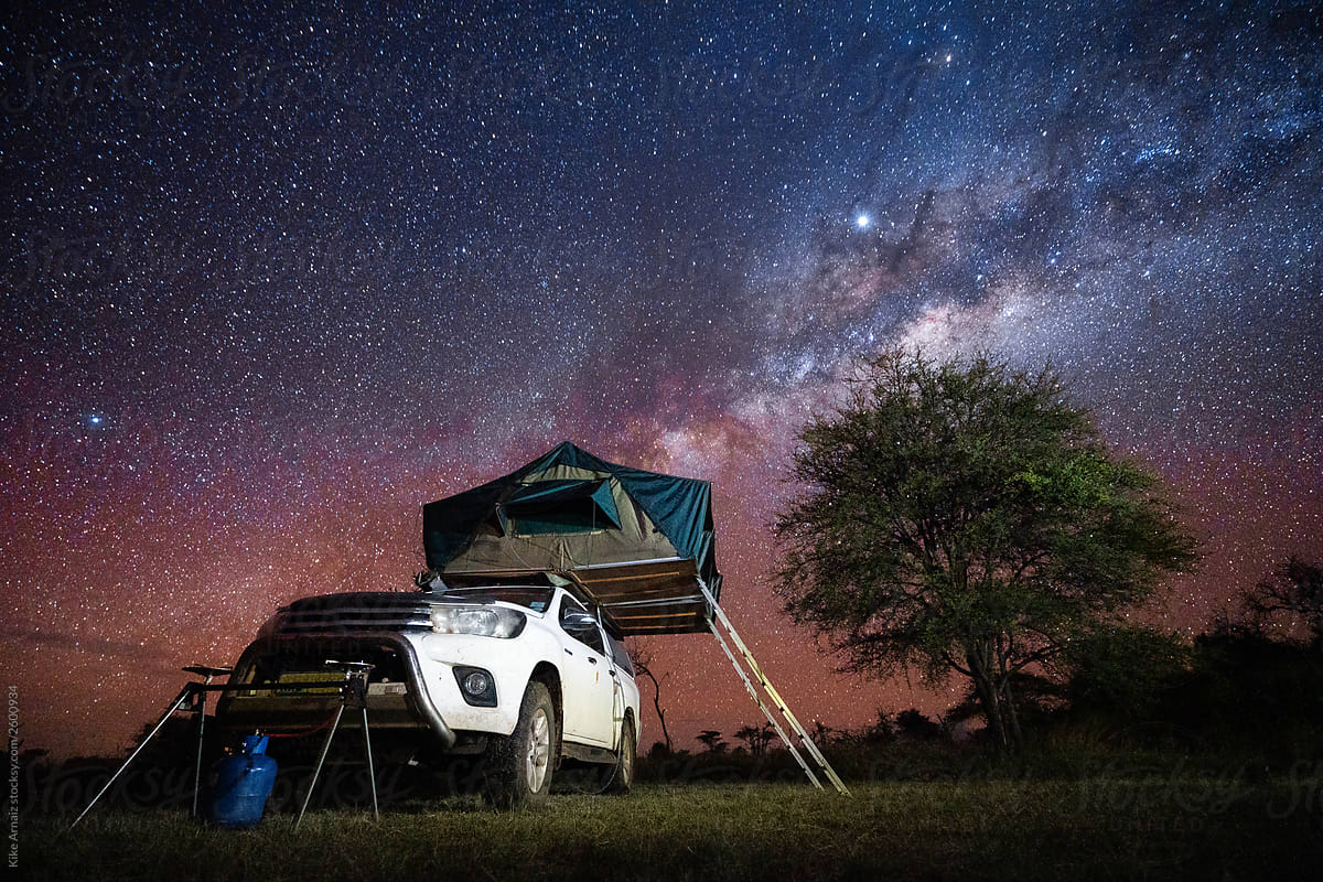 Camping Serengeti National Park stars