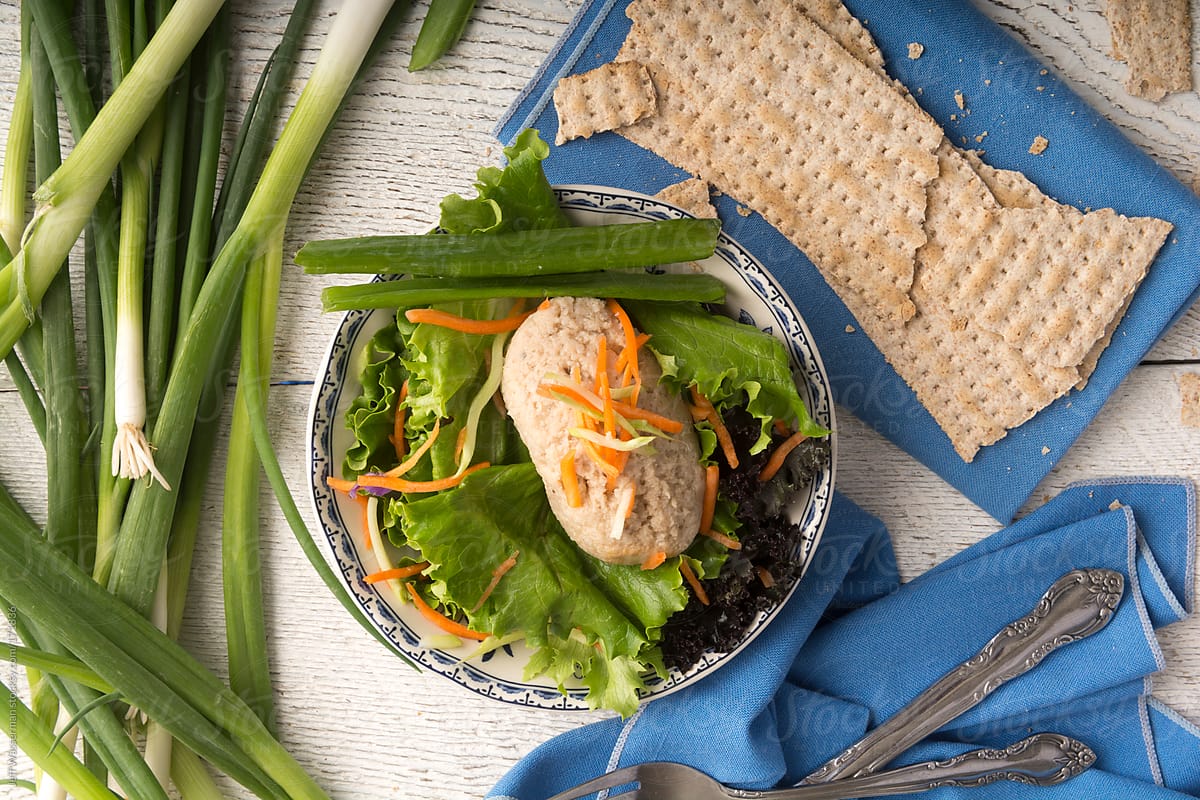 Tradition Jewish Passover dish Gefilte Fish