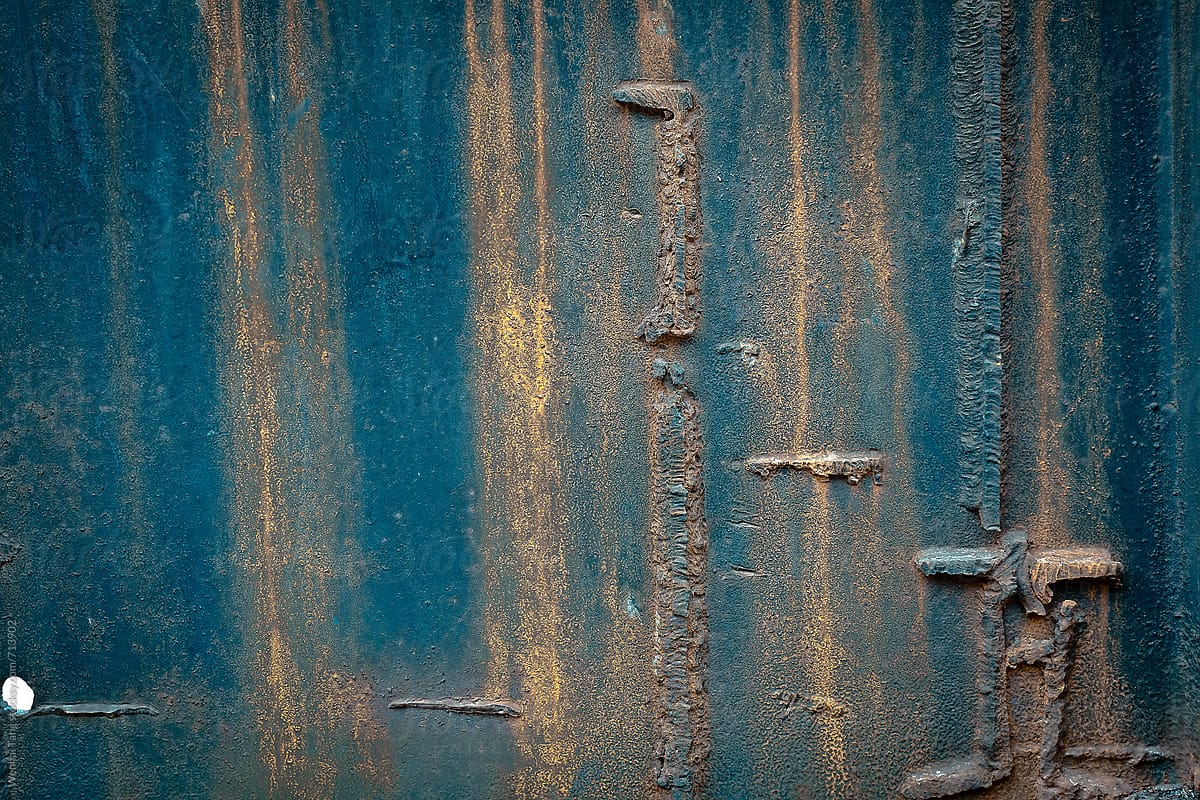 Old rusty metal plate texture background
