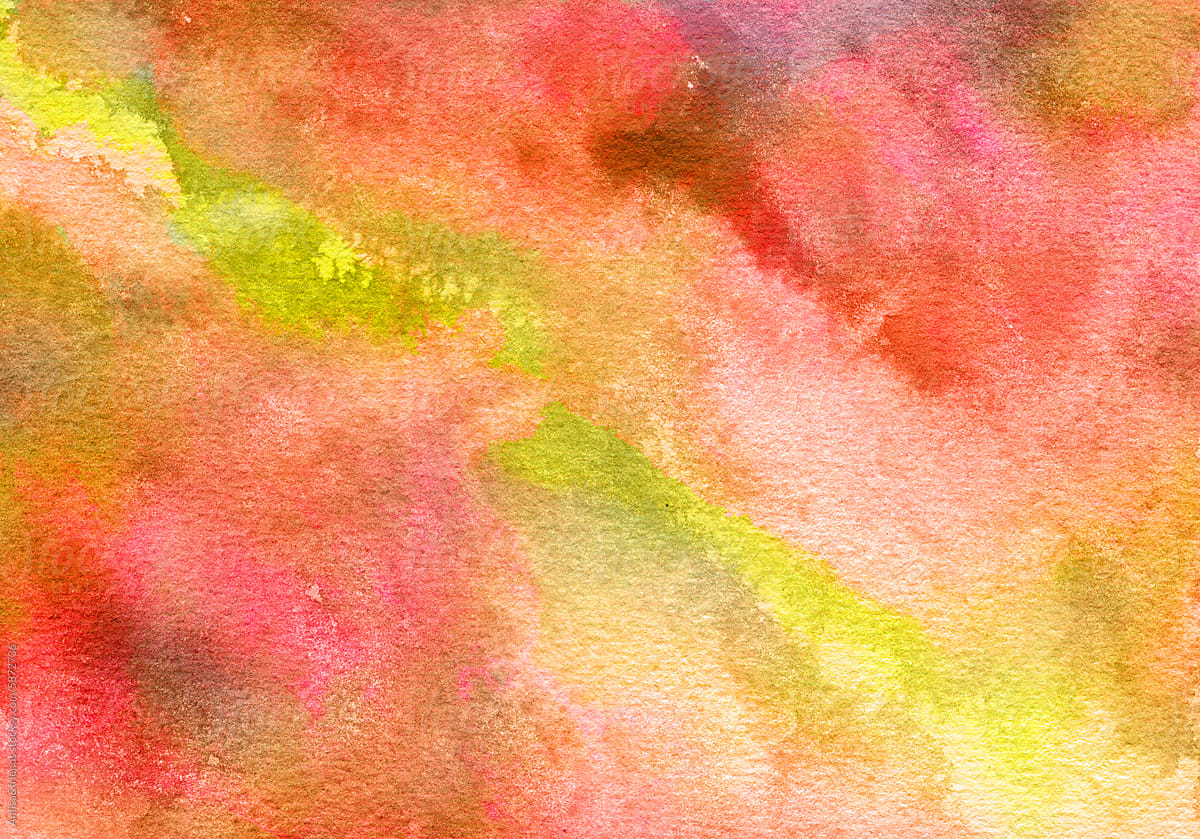 abstract peach watercolor background