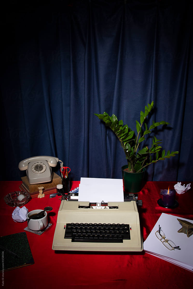 Typewriters desk