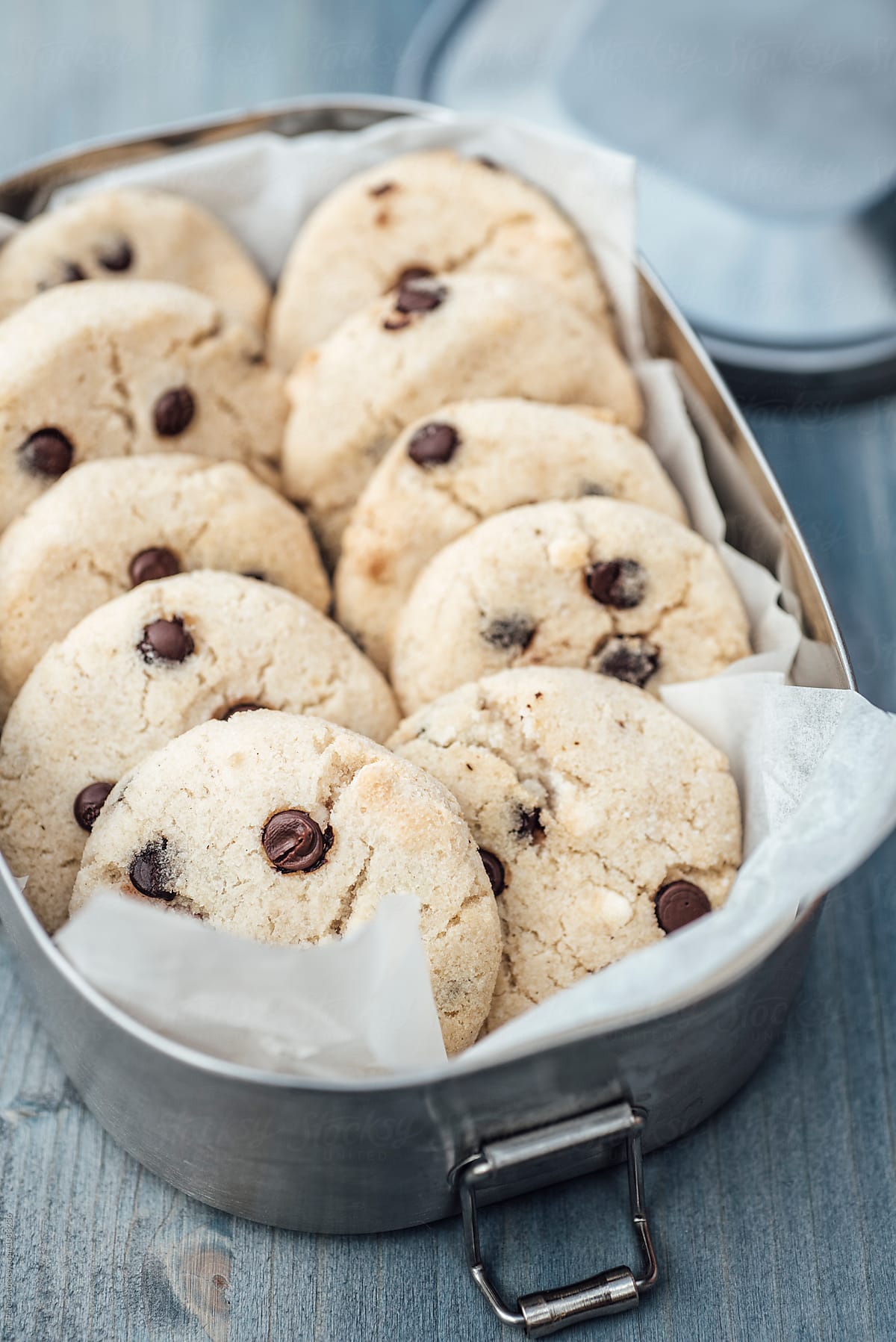 Food: Homemade glutenfree cocont cookies with chocolate chips