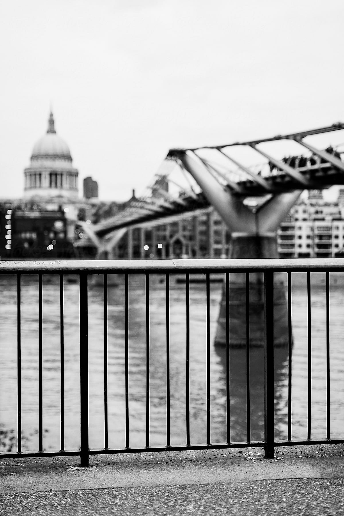 The Millennium Bridge in London
