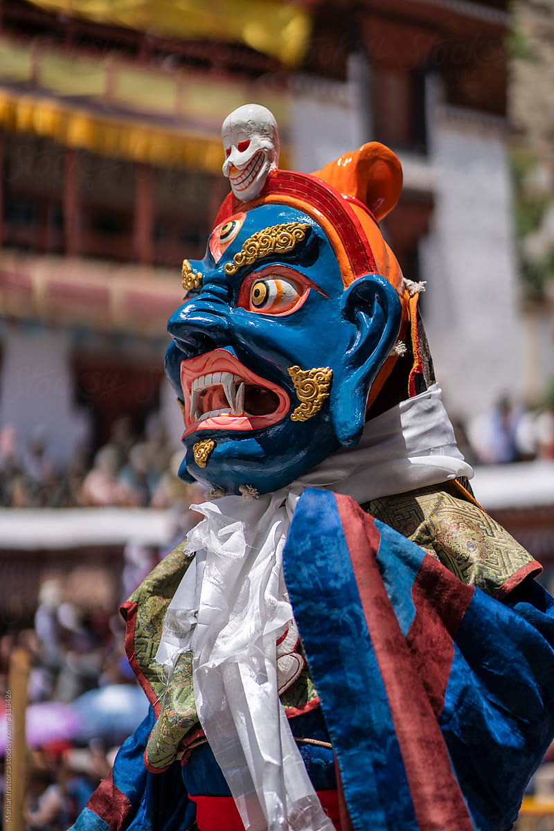 Dancers in Hemis Festival, Ladakh