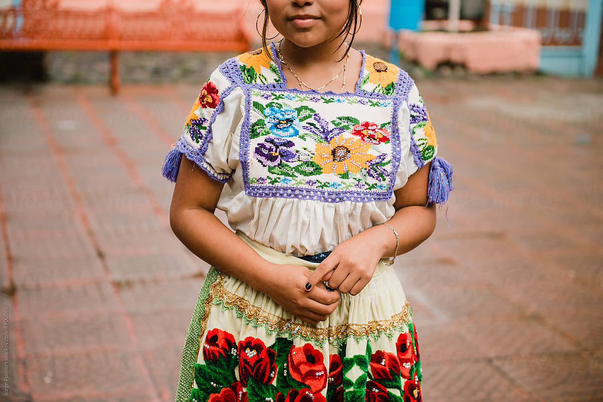typical costume of a michoacan woman