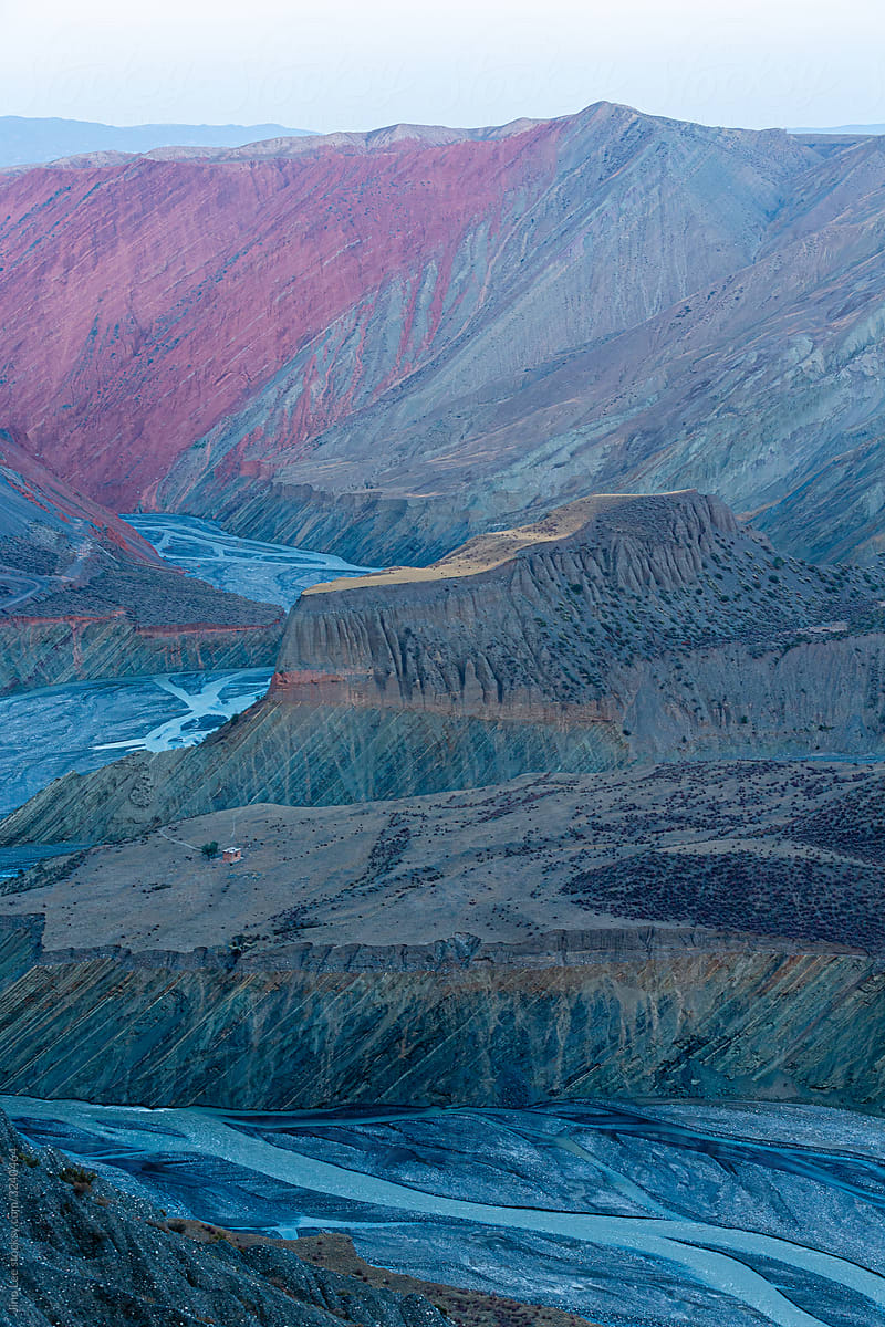 The Anjihai Grand Canyon in Xinjiang, China