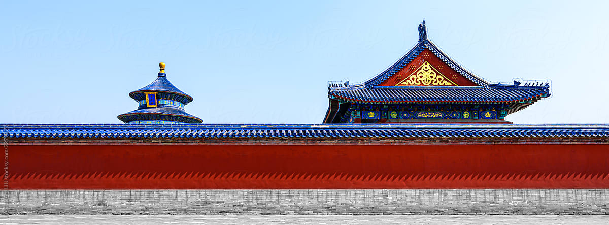 Wonderful and amazing temple - Temple of Heaven in Beijing, China.