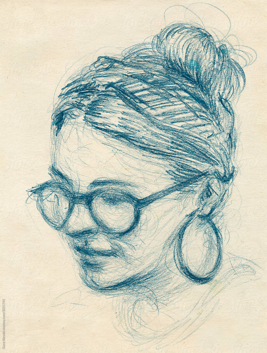 Young Girl Portrait Drawing