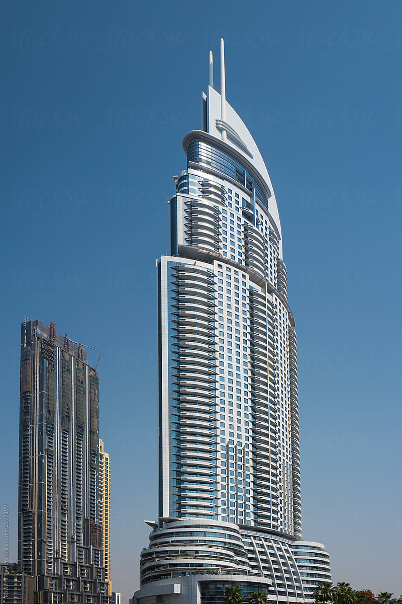 Downtown Dubai skyline with stunning modern architecture
