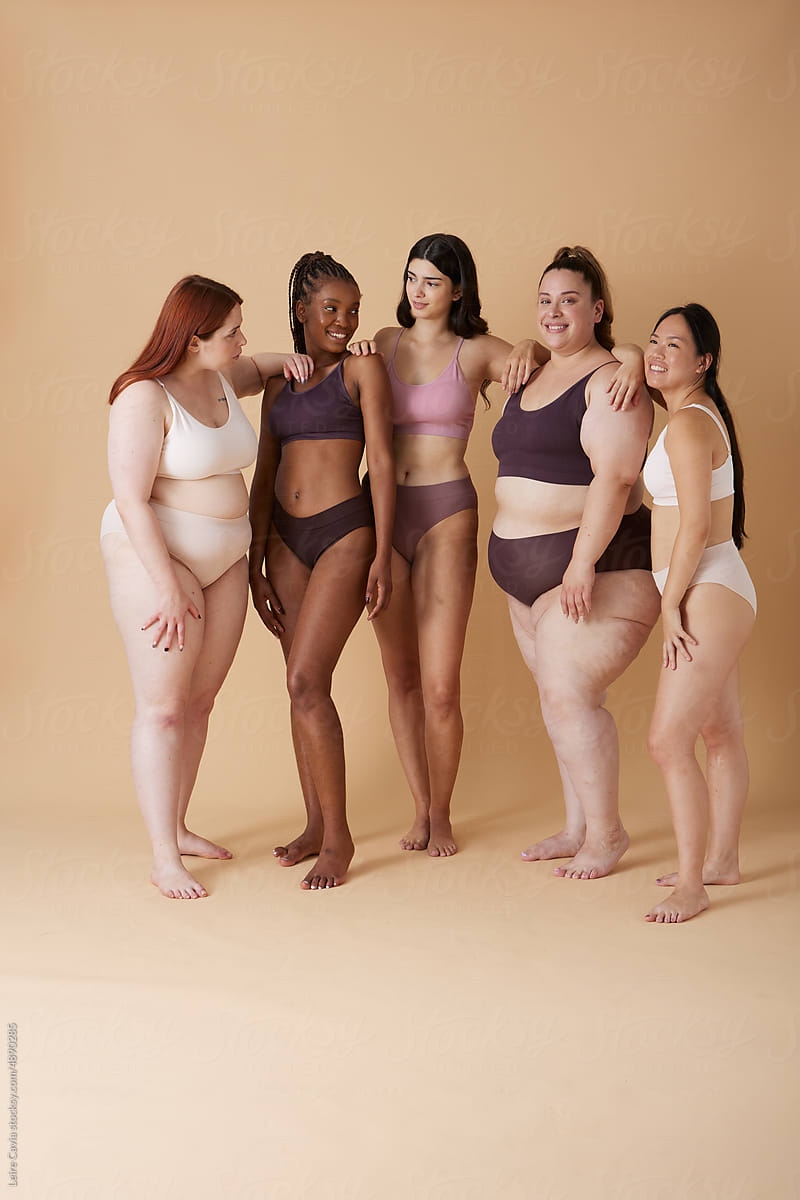 Group Of Real Women Empowerment- Body Positive by Stocksy