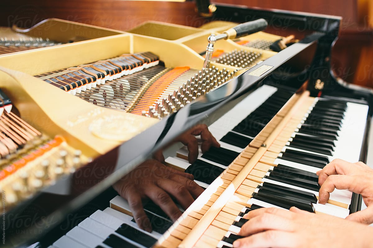 Adjustment and tuning of piano
