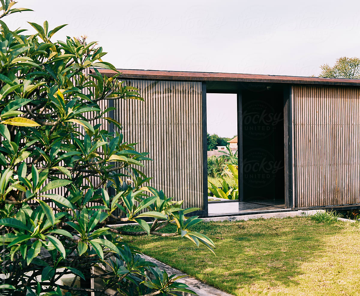 Tropical Villa Architecture Detail