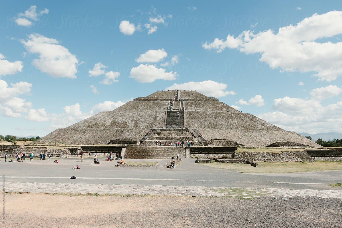 Pyramid At Teotihuacan, Mexico