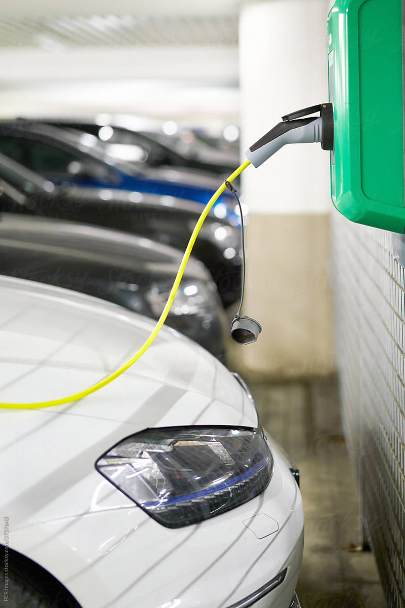 EV garage: Electrical car charging